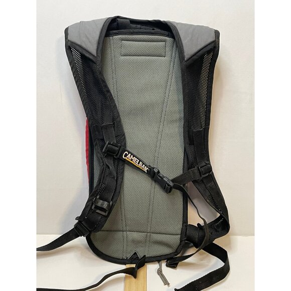 CamelBak Classic hiking backpack bike run hike no bladder 17" x 8" gray red - Picture 2 of 12